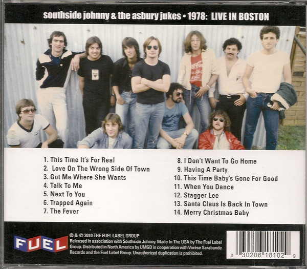 baixar álbum Southside Johnny & The Asbury Jukes - 1978 Live In Boston