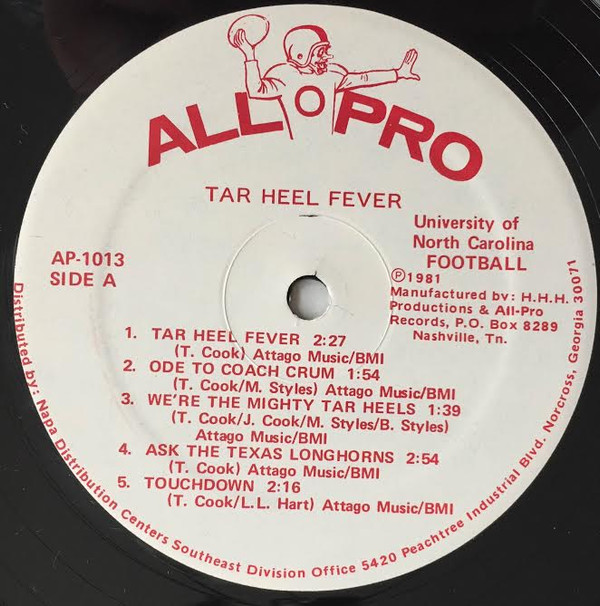 Album herunterladen Unknown Artist - Tar Heel Fever A Nashville Musical Salute