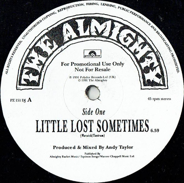 The Almighty – Little Lost Sometimes (1991, Box, Vinyl) - Discogs
