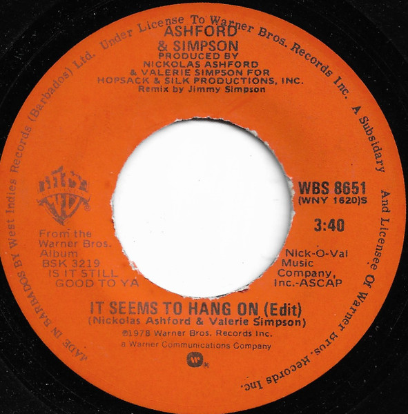 Ashford & Simpson - It Seems To Hang On | Releases | Discogs