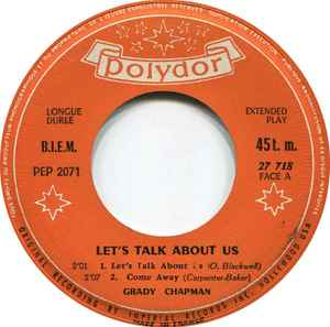 Grady Chapman - Let's Talk About Us album cover