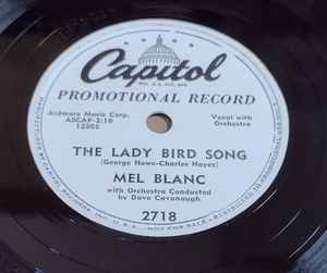 Mel Blanc - The Lady Bird Song / I Dess I Dotta Doe album cover