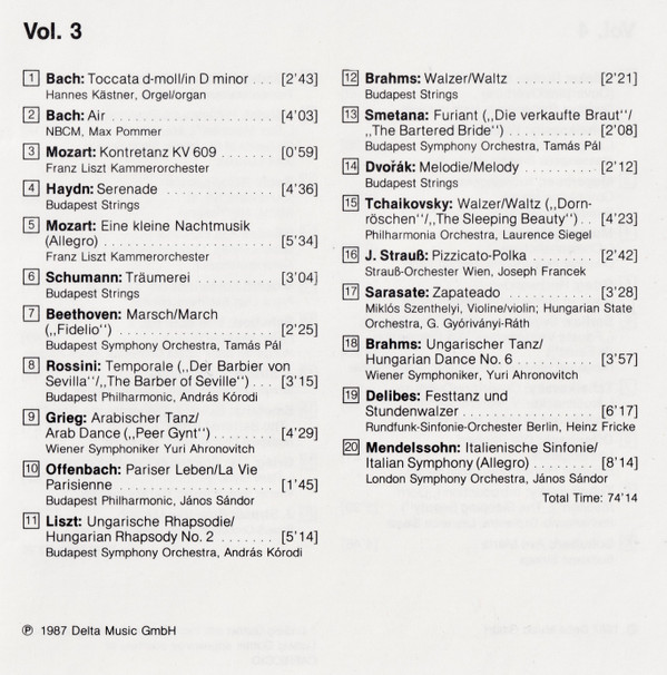 lataa albumi Various - 100 Classical Masterpieces Vol 1