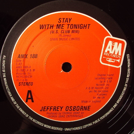 lataa albumi Jeffrey Osborne - Stay With Me Tonight