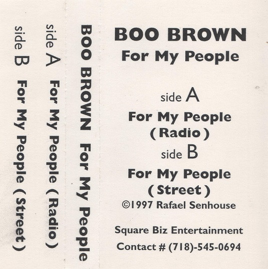 Boo Brown - For My Peoples