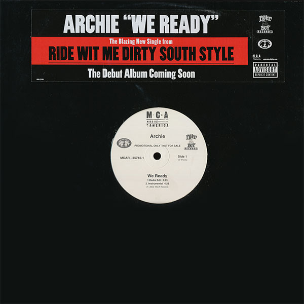 Archie Featuring Bubba Sparxxx – We Ready (2002, Vinyl) - Discogs