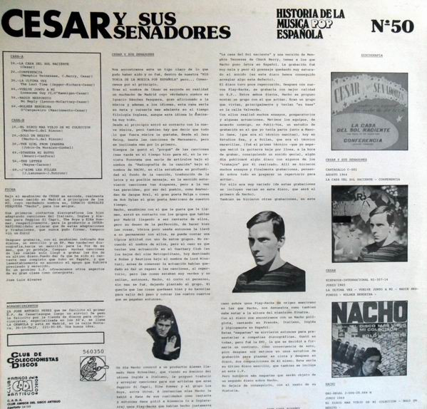 ladda ner album Cesar Y Sus Senadores - Historia De La Musica Pop Española