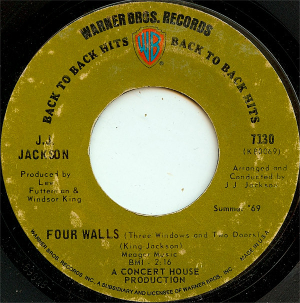 télécharger l'album JJ Jackson - But Its Alright Four Walls
