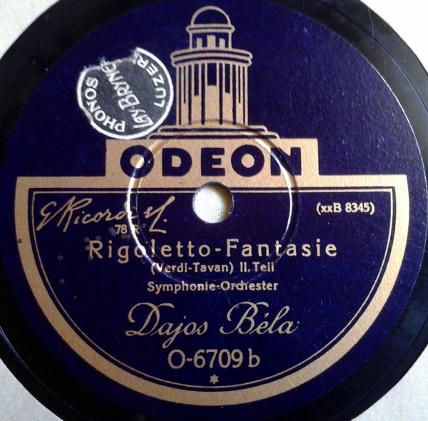 last ned album SymphonieOrchester Dajos Béla - Rigoletto Fantasie