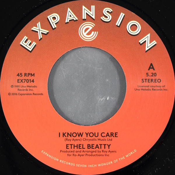 télécharger l'album Ethel Beatty - I Know You Care Its Your Love