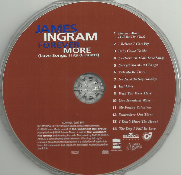 ladda ner album James Ingram - Forever More Love Songs Hits Duets