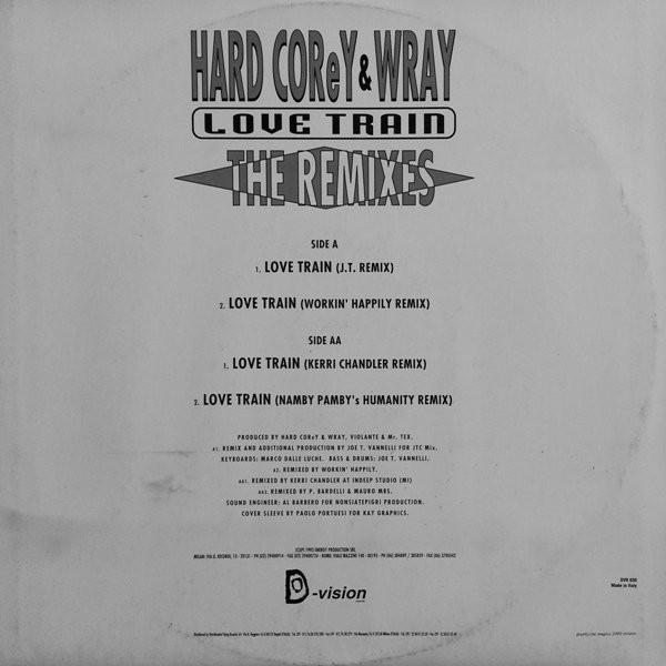 télécharger l'album Hard Corey & Wray - Love Train The Remixes
