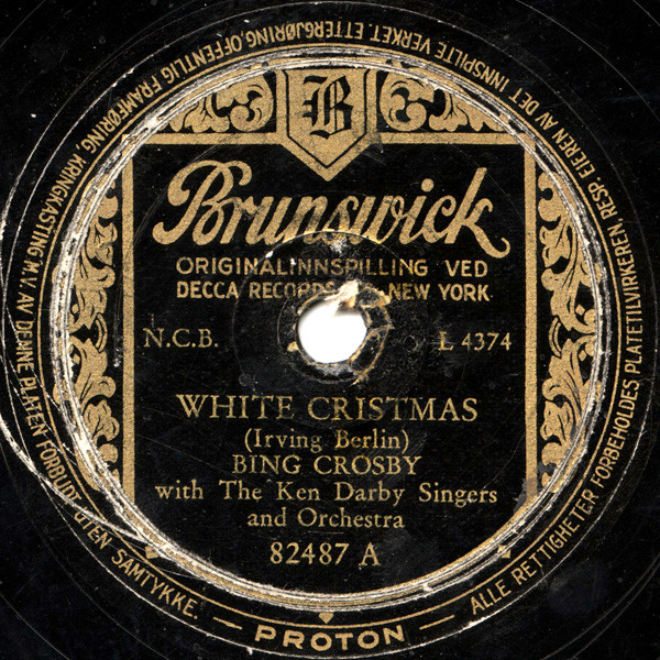 last ned album Bing Crosby - White Christmas Too Ra Loo Ra Loo Thats An Irish Lullaby