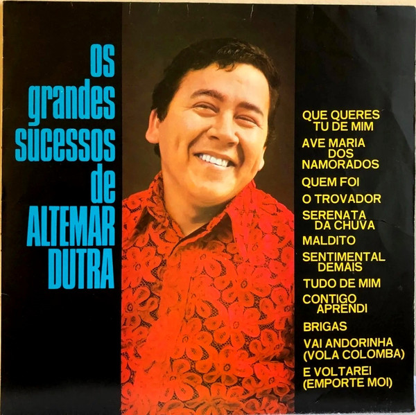 Altemar Dutra – Os Grandes Sucessos de Altemar Dutra (1985, Vinyl