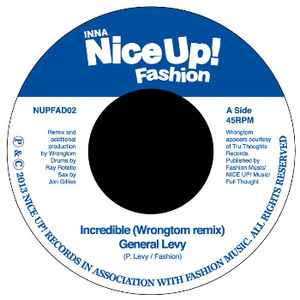 General Levy - Incredible (Wrongtom Remix) / As You See It (Mr Benn Remix) 