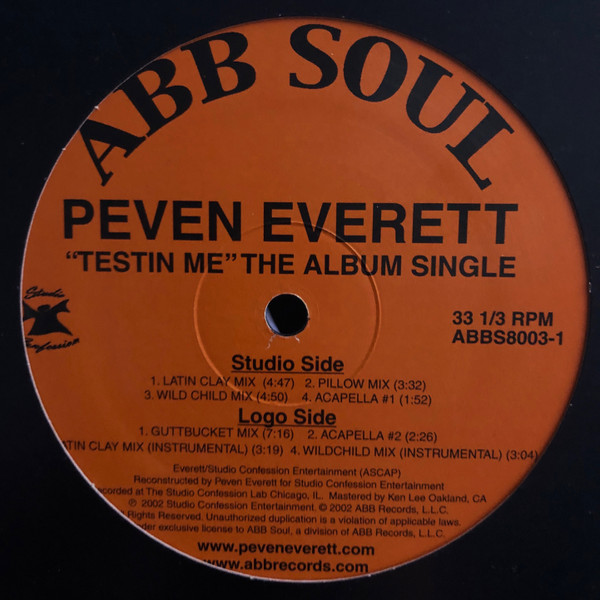 Peven Everett – Testin' Me (2002, Vinyl) - Discogs