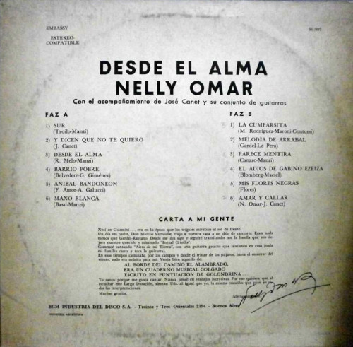 Album herunterladen Nelly Omar - Desde El Alma