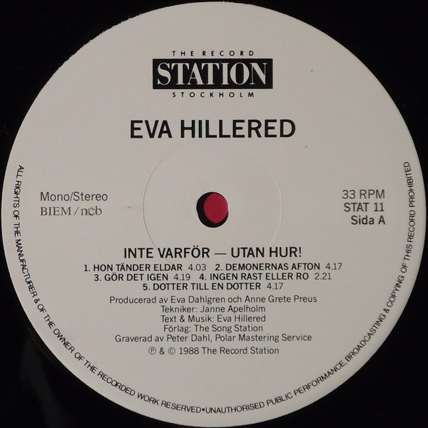 baixar álbum Eva Hillered - Inte Varför Utan Hur