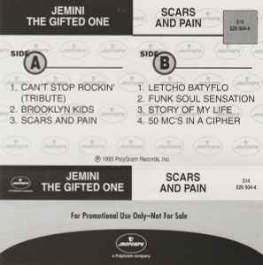 Jemini The Gifted One – Scars And Pain (1995, Cassette) - Discogs