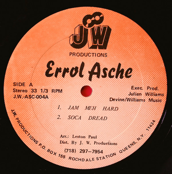 Album herunterladen Errol Asche - Jam Meh HardSoca Dread