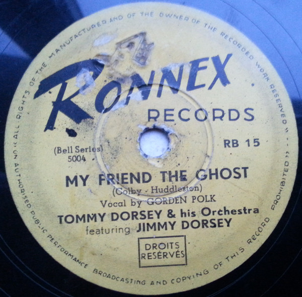 descargar álbum Tommy Dorsey & His Orchestra Featuring Jimmy Dorsey - Marie My Friend The Ghost