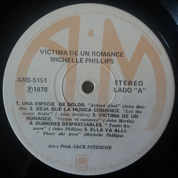 lataa albumi Michelle Phillips - Victim Of Romance