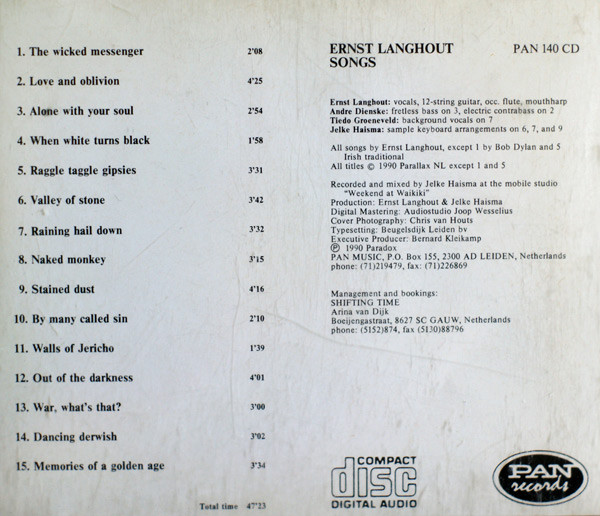télécharger l'album Ernst Langhout - Songs