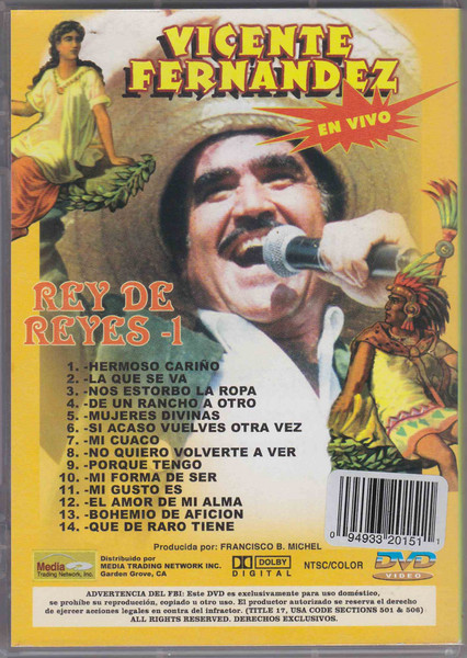 Vicente Fernandez – Rey De Reyes 1 (DVD) - Discogs