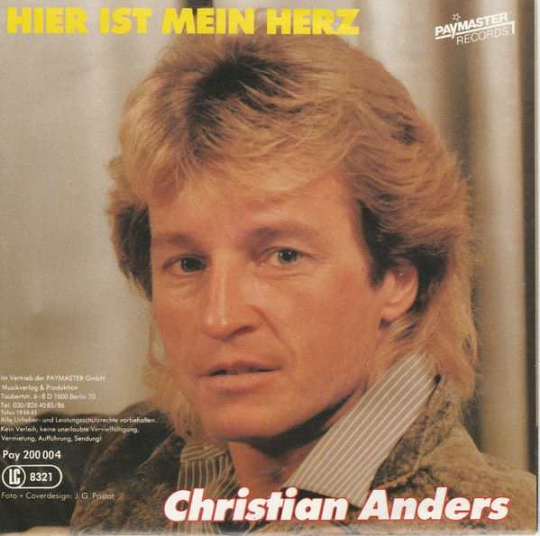 descargar álbum Christian Anders - Liebe Fragt Nicht