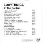 Cover of In The Garden, 2004, CDr