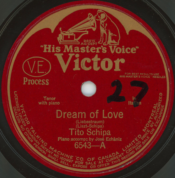 télécharger l'album Tito Schipa - Dream Of Love Ave Maria