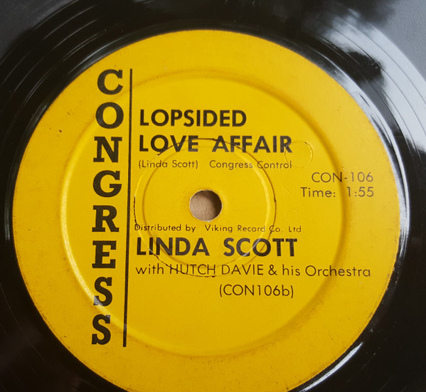 Album herunterladen Linda Scott With Hutch Davie And His Orchestra - I Left My Heart On The Balcony