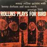 Cover of Rollins Plays For Bird, 1986, Vinyl