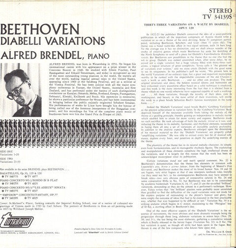 baixar álbum Brendel Plays Beethoven - Diabelli Variations