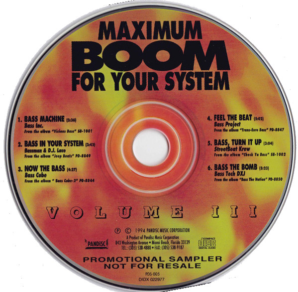 baixar álbum Download Various - Maximum Boom For Your System Volume lll album