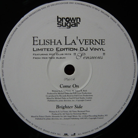 descargar álbum Download Elisha La'Verne - Limited Edition DJ Vinyl album