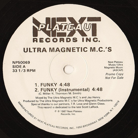 Ultra Magnetic M.C.'s – Funky / Mentally Mad (1997, Vinyl) - Discogs