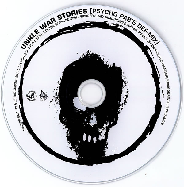 UNKLE - War Stories (Psycho Pab's Def Mix) | Surrender All (SURR005CDXM) - 3