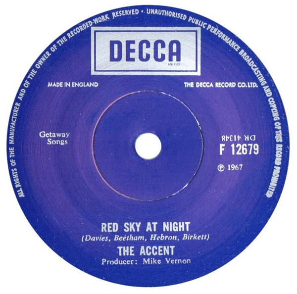 ladda ner album The Accent - Red Sky At Night