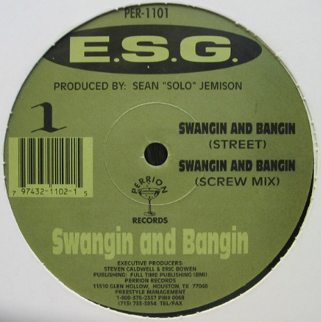E.S.G. – Swangin And Bangin (1994, Vinyl) - Discogs