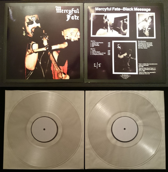 Mercyful Fate – Black Message (2015, Clear, Vinyl) - Discogs