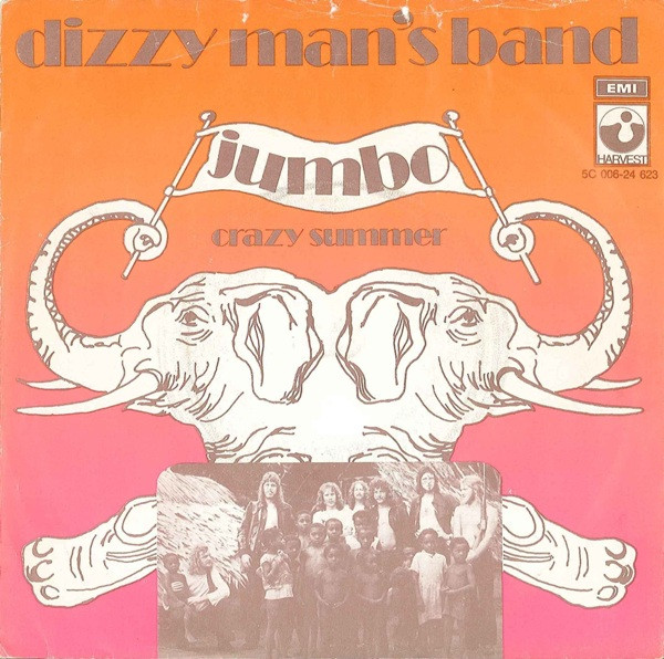 Dizzy Man's Band – Jumbo (1972, Pushout Center, Smooth Paper Sleeve ...