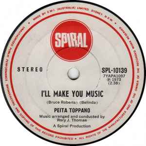 Peita Toppano - I'll Make You Music album cover