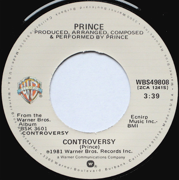 Prince Controversy 1981 Los Angeles Pressing Vinyl Discogs