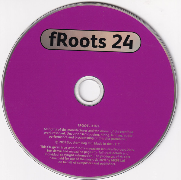 Album herunterladen Various - fRoots 24
