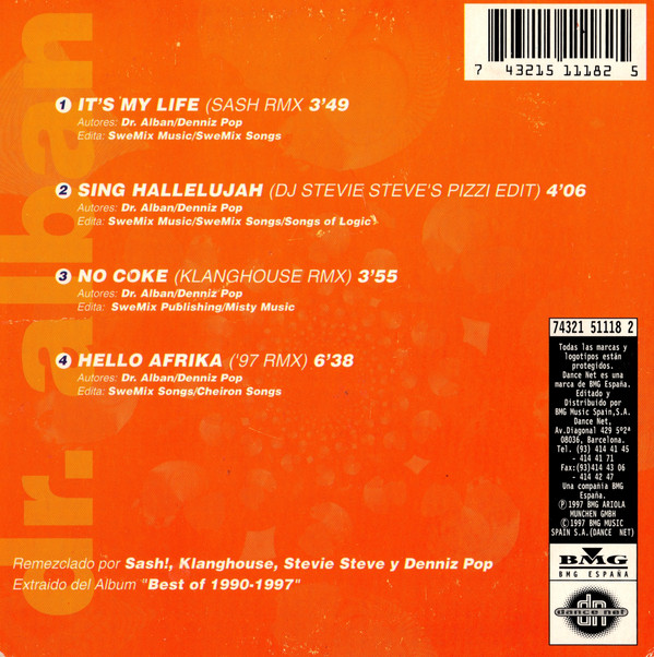 ladda ner album Dr Alban - Sampler The Very Best Of 1990 1997