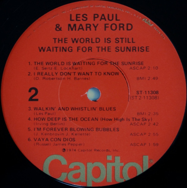 Les Paul & Mary Ford - The World Is Still Waiting For The Sunrise | Capitol Records (ST-11308) - 4