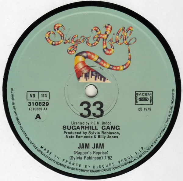 Sugarhill Gang - Jam Jam (Rapper's Reprise) | Sugar Hill Records (310829) - 4