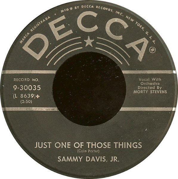SAMMY DAVIS JR. DECCA Just One Of Those Things/ Earthbound