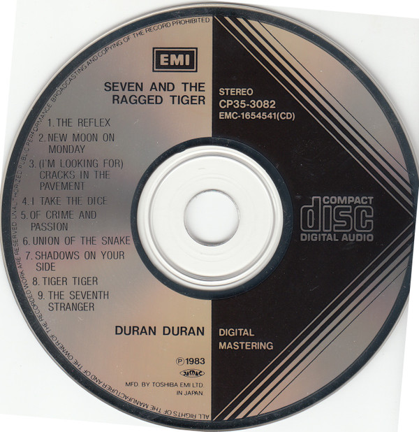 descargar álbum Duran Duran デュランデュラン - Seven And The Ragged Tiger セブンザラグドタイガー